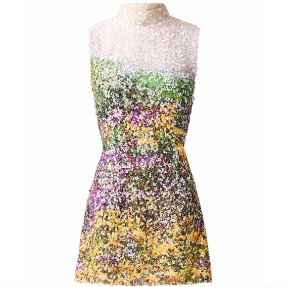 Elliatt Dresses & Skirts - [NWT] Elliatt - Arden Shift Mini Dress in Multi Ombre - Size XS